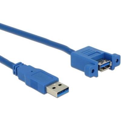 Câble USB 3.2 Gen1 (USB 3.0) USB-A mâle, USB-A Femelle 1.00 m Bleu - DELOCK