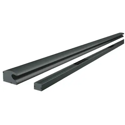 Bandeau ventouse 2X300KG tri-tension 12/24/48V automatique noir 9005 - GROOM - GRS332155 - GROOM FERMETURES SA