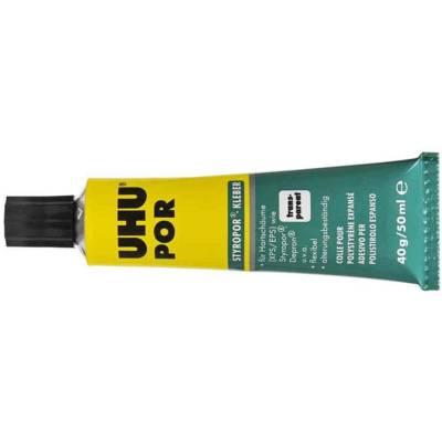 Colle POR spéciale mousse rigide (Ex Polystyrène) 40 g / 50 ml - UHU