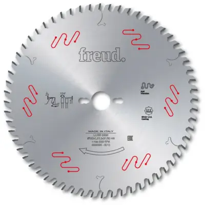 Lame gouge pour panneaux revêtus deux faces FREUD - Ø350 3,2/2,2 AL30 Z72 gouge - - F03FS05075 -LU3B 0400
