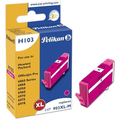 H103 Cartouche d'encre remplace 903XL T6M07AE magenta - PELIKAN PRINTING