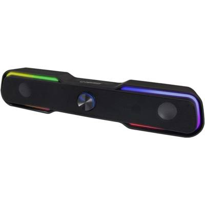 Barre de Son pour Ordinateur Portable USB LED RAINBOW APALA - ESPERANZA