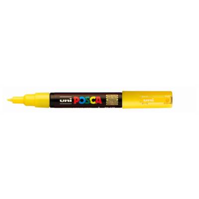 Marqueur pointe conique extra-fine pc1mc 0,7 - 1mm jaune paille - POSCA