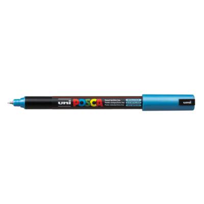 Marqueur pointe calibrée extra-fine pc1mr 0,7mm bleu métal - POSCA