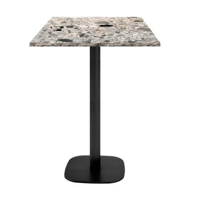 Mange-debout pied noir 60x60cm cepp - intérieur - RestooTab