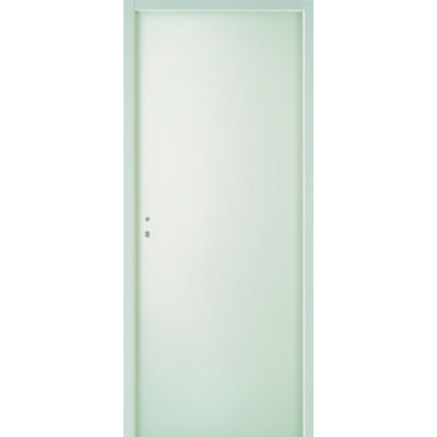 Bloc-porte coupe-feu EI30 prépeint à chant droit H.66x54 mm - 204 x 63 cm - droit poussant - Gedimat - JELD WEN