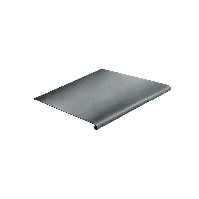 Bande à ourlet - Zinc naturel - dev. 166 mm - 0.65 mm x 135 mm x 2 m - 204255000 - VM BUILDING SOLUTIONS