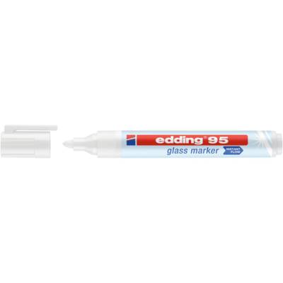 Marqueur pour verre 95 blanc 1,5-3 mm - EDDING