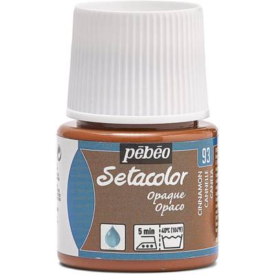 Setacolor Flacon 45ml Peinture pour Tissu CANNELLE - PÉBÉO