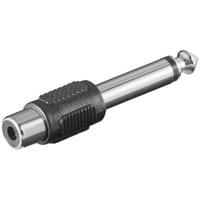 Adaptateur Audio Jack 6.35 mm Mâle (2-pin, Mono) > RCA Femelle - GOOBAY