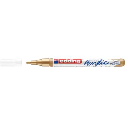 Marqueur Acrylique 5300 PointeFine Or précieux 1-2 mm - EDDING