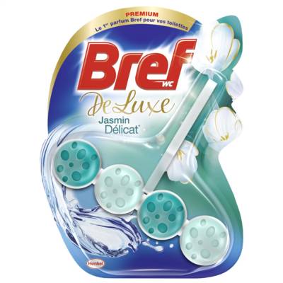 Bloc WC 50g Deluxe Jasmin Délicat - Nettoyant WC - BREF