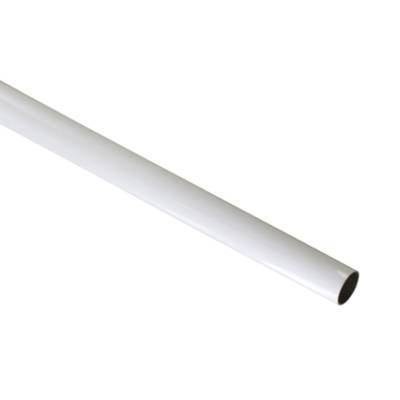 Tube de penderie rond laqué blanc diam.18mm long.1m en vrac 1 pièce - Gedimat - VYNEX