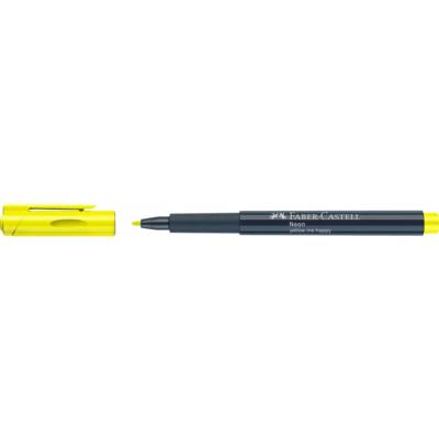 Marqueur Neon Fluo 1,5mm Couleur jaune yellow me happy - FABER-CASTELL