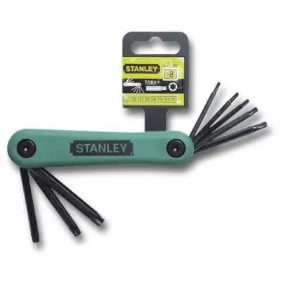 Clé mâle torx STANLEY Gamme pro - Jeu de 8 pièces - 4-69-263