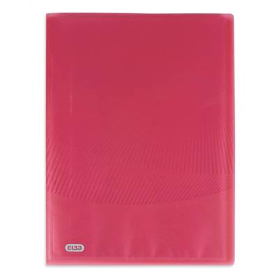 Protège-documents OSMOSE 40 vues 20 pochettes polypropylène translucide rose - ELBA
