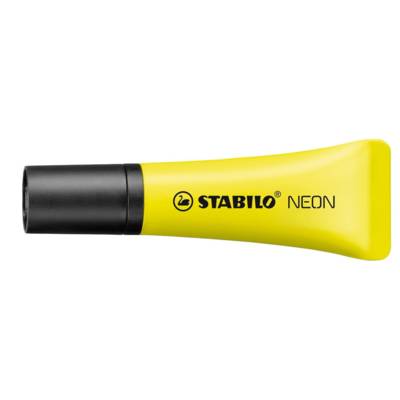 Surligneur NEON Tendance Pointe Biseautée 2- 5 mm jaune - STABILO