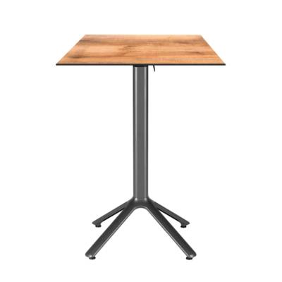 Mange-debout rabattable 60x60cm tanin clair - terrasse - RestooTab