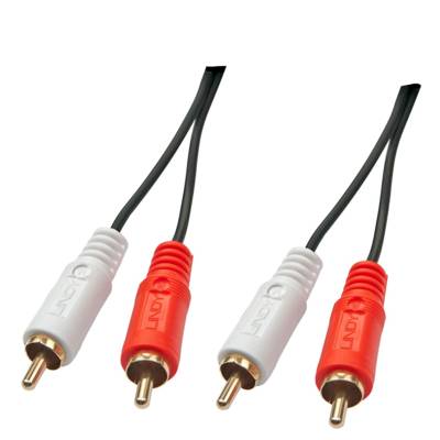 Câble audio Premium 2x RCA mâle vers 2x RCA mâle, 2m - LINDY