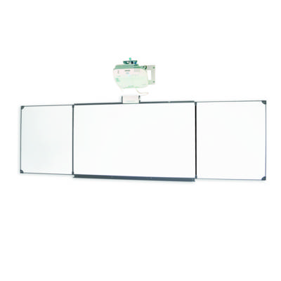 Tableau triptyque blanc pour vidéoprojecteur interactif tactile (120 – Ulmann