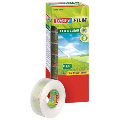Film Eco & clear, transparent, 15 mm x 10 m, support de - TESA