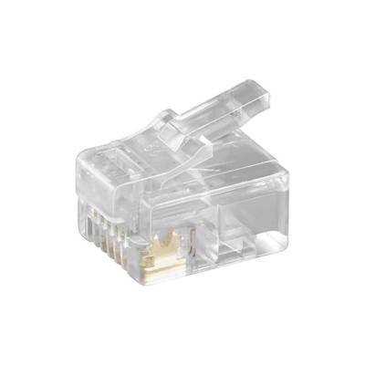 Connecteur RJ12 pour Câble Plat, 6 Broches à sertir - GOOBAY