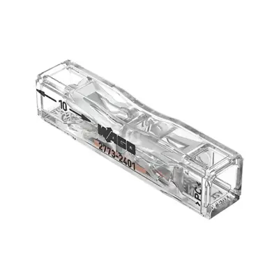 Boîte de bornes à levier Inline à enficher 2 x 4 mm² - WAGO - bte 100 - 2773-2401
