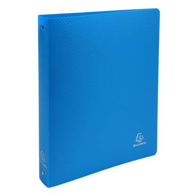 Classeur 4 anneaux 30 mm polypropylène Opaque - A4 maxi Bleu - EXACOMPTA