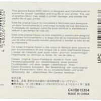 Ruban caisse enregistreuse noir ERC-09B C43S015354 - EPSON