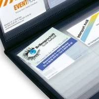 Porte-cartes de visite Intercalaires pour 288 cartes 90 x 58 mm Noir - SIGEL