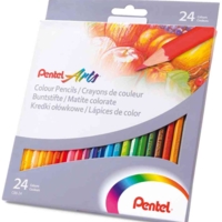 Etui de 24 Crayons de Couleur Hexagonaux - Pentel Arts