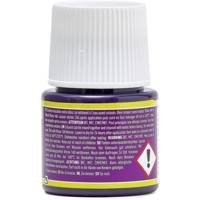 Flacon 45ml peinture Vitrea 160 brillante pour verre AMARANTHE - PÉBÉO