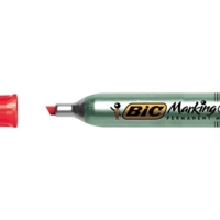 Marqueur Permanent MARKING ONYX 1591 MAXI Pte Biseau 2,7 à 6,2 mm Rouge - BIC