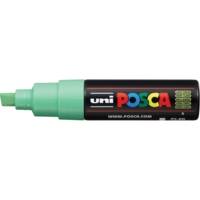 Marqueur pointe large biseautée pc8k 8mm vert clair - POSCA