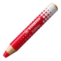 Etui carton x 4 crayons marqueurs MARKdry + 1 taille-crayon + 1 chiffonnette - STABILO