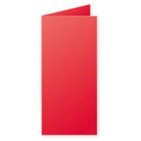 Pqt de 25 Carte 210g pliée 106x213 rouge groseille - Clairefontaine