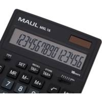 Calculatrice de bureau MXL 16, 16 chiffres, noir - MAUL