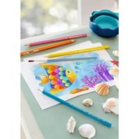 Etui de 12 crayons couleur KINDER-AQUARELL + pinceau - FABER-CASTELL