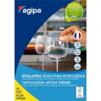 Boite de 1000 étiquettes 105x57 mm (10 x 100F A4) Multi-usage - Apli-Agipa