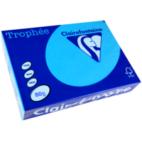 Ramette 500 Feuilles Papier 80g A4 210x297 mm Certifié FSC Bleu royal - Clairefontaine