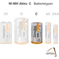 Pack de 2 Piles Rechargeables 1,2V LR14/HR14 Ni-Mh accu 3500 mA - CAMELION