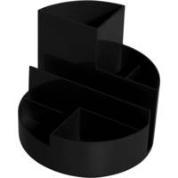 Organisateur de bureau rundbox 6 compartiments Noir - MAUL