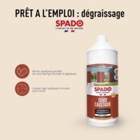 Flacon 1 l Soude Caustique Débouche les Canalisations Décapant Peinture Dégraissant Surpuissant - SPADO