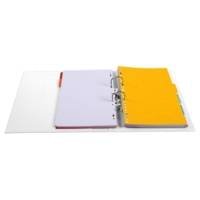 Classeur à levier PVC Premium dos de 70mm blanc - EXACOMPTA