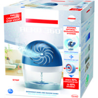 Absorbeur d'humidité AERO 360 40m2+recharge ultra absorbante - Gedimat - RUBSON