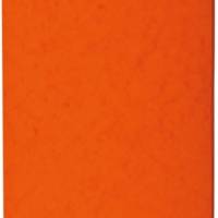 Chemise Carte Lustée à rabats format 24 x 32 cm sans élastique Orange - COUTAL