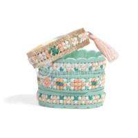 Boîte Pix Trésor 2 Bracelets à Coudre Bleu - Bleu - AVENUE MANDARINE