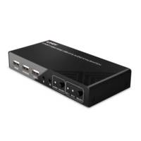 Switch KVM HDMI 4K60, USB 2.0 & Audio, 2 ports - LINDY