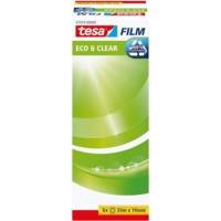 Pack Eco 8 Films Rubans Adhésif Eco & Clear 19 mm x 33 m - TESA