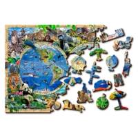 Puzzle en Bois CARTE DU ROYAUME DES ANIMAUX XL - WOODEN CITY